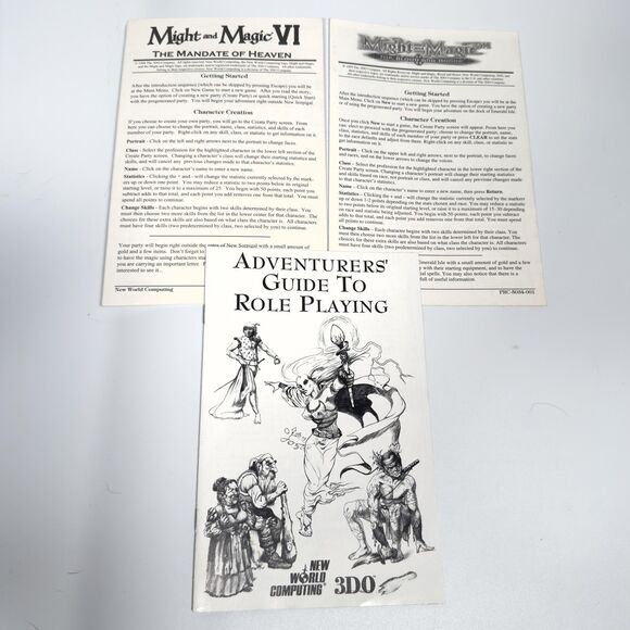 Vintage Might and Magic VI VII VIII PC CD-ROM Lot Prima Guides Games Manuals Map - Picture 8 of 12